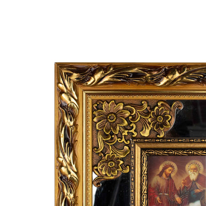 Our Lady of Guadalupe, Saint Judas, Holy Trinity - Glass | Led Light Frame image 1