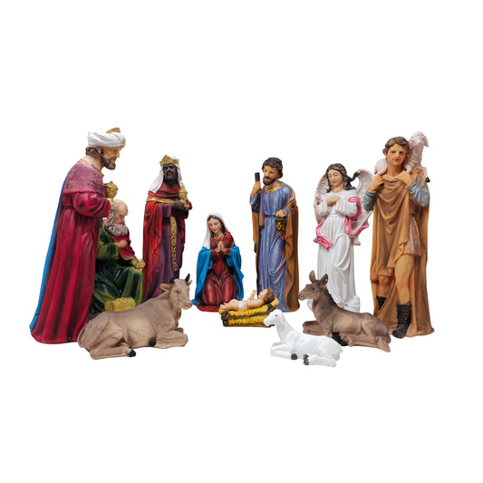 Nativity Set 12 Piece 12 Inch High Quality Resin Masterpiece Tradición de Navidad Meaningful Christmas Tradition Ideal for Devotion - MrcjSales image 0