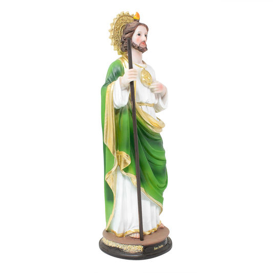 MrcjSales - St. Judas Original Statue | Vivid Red Colors | Durable Resin | Multiple Sizes | Ideal for Home, Church, Gifts image 1