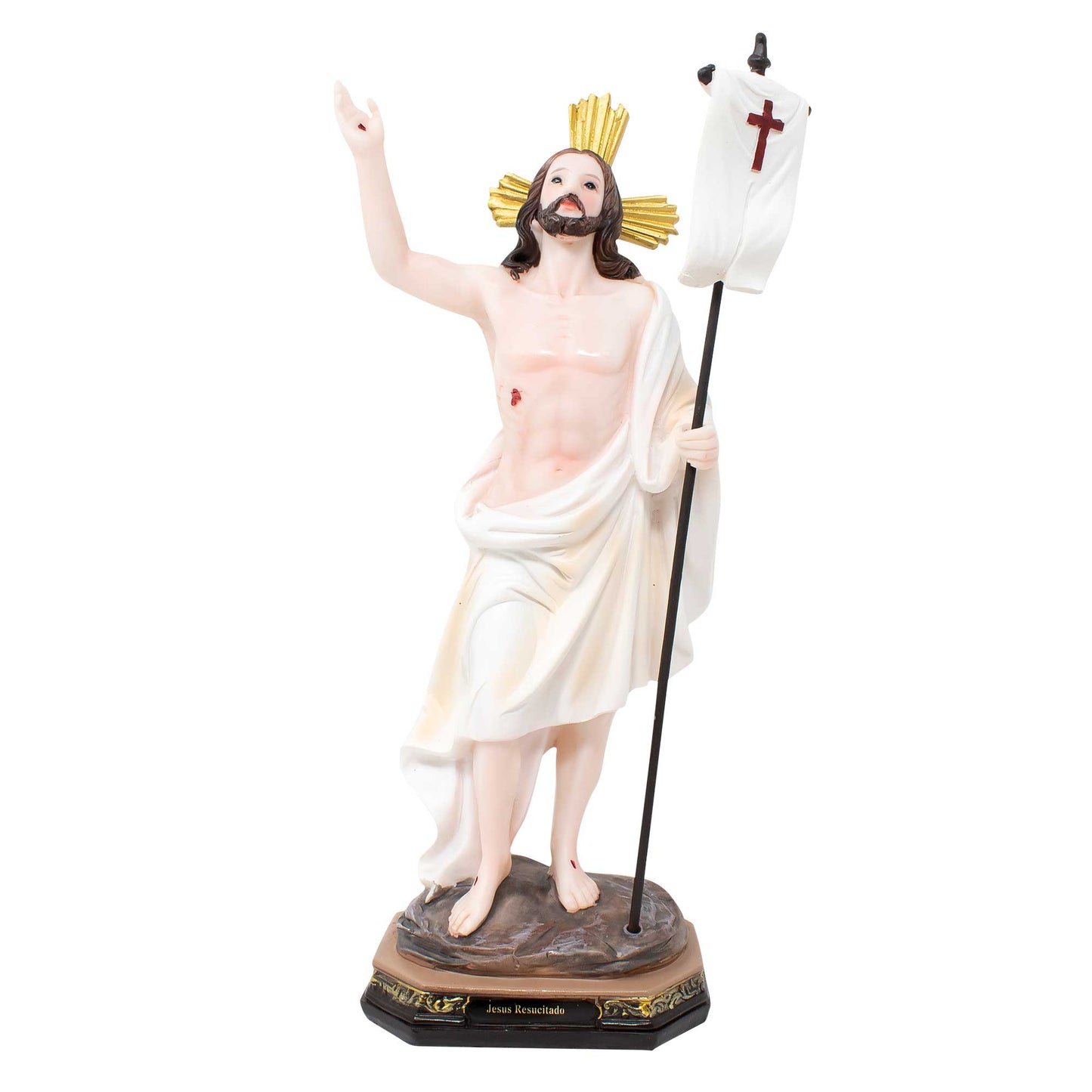 MrcjSales - Risen Jesus Statue | Jesús Resucitado | Multiple Sizes | Realistic Resin Craft | Ideal for Faithful Homes and Churches image 0