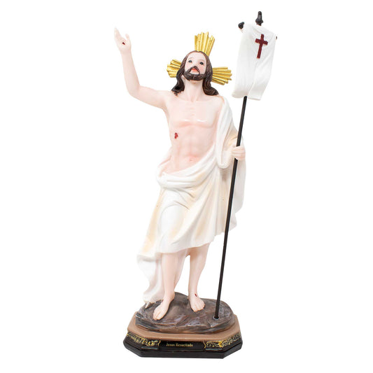MrcjSales - Risen Jesus Statue | Jesús Resucitado | Multiple Sizes | Realistic Resin Craft | Ideal for Faithful Homes and Churches image 0