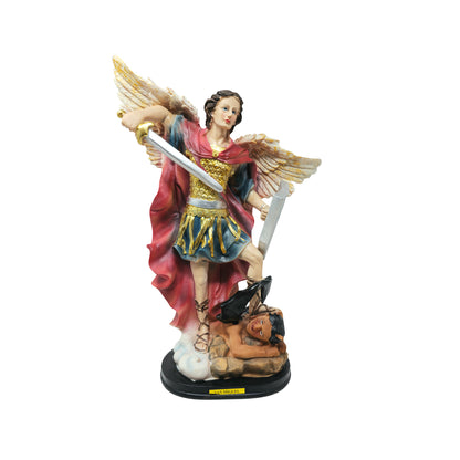 MrcjSales - Saint Michael Archangel Resin Statues | San Miguel | Multiple Sizes | High-Quality Craftsmanship | Ideal for Church, Home Decor, Gifts image 6