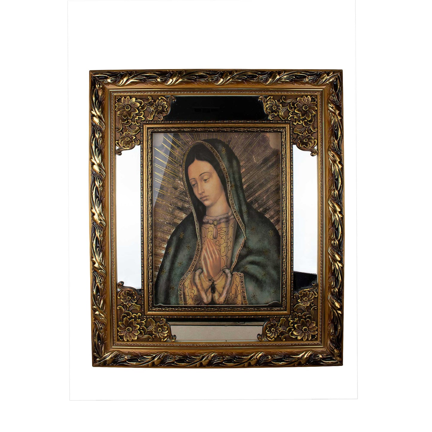 MrcjSales - Our Lady of Guadalupe Mc - Glass | Led Light Frame | Powerful Symbol of Faith | Ideal for Church, Events, Gifts | Sizes 27"x34", 20"x26" image 0