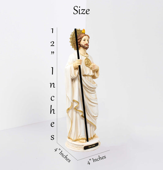 St. Judas White - Statue - Multiple sizes image 3