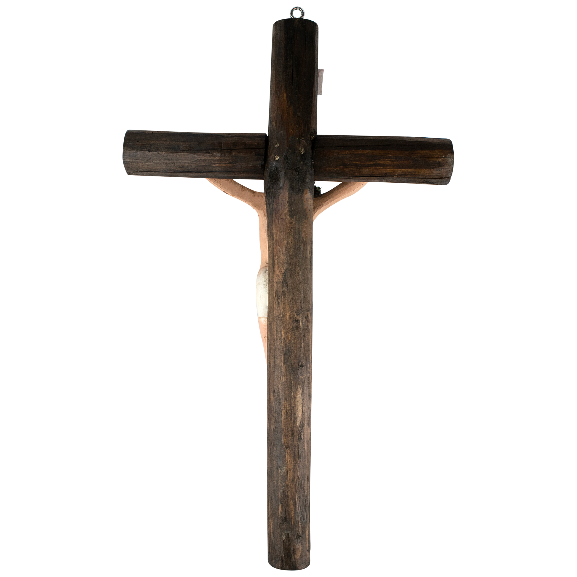 Mrcjsales: Jesus Christ White | Wooden Trunk | Tree Trunk & Resin | Mexican Design | Faith Symbol | Warning: Thorn Crown | Handmade Alterations image 7