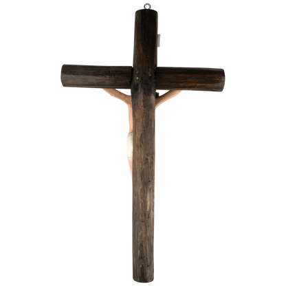 Mrcjsales: Jesus Christ White | Wooden Trunk | Tree Trunk & Resin | Mexican Design | Faith Symbol | Warning: Thorn Crown | Handmade Alterations image 7