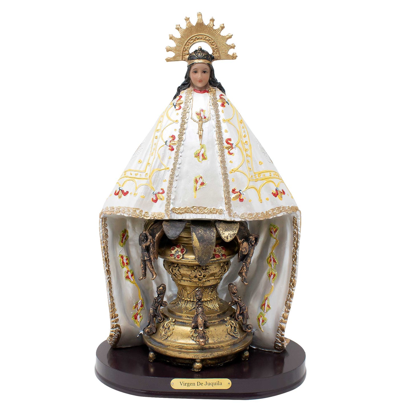 MrcjSales - Our Lady Of Juquila Statue | Virgen de Juquila | Multiple Sizes | Realistic Resin Craft | Ideal for Church, Home, Gifts - M x 12" inches image