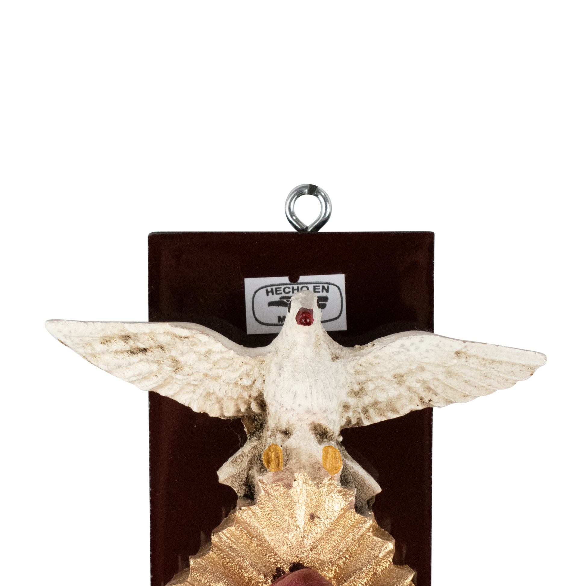 Mrcjsales: Holy Trinity Red Crucifix | Santísima Trinidad| Polyester & Resin | Multiple Sizes | Made in Mexico | Perfect Christian Gift! image 5