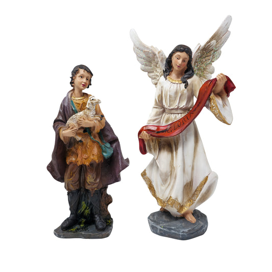 MrcjSales Nativity Set | High-Quality Resin | 12-Piece Masterpiece | Meaningful Christmas Tradition | Multipurpose Set | Exceptional Detail Design | Ideal for Devotion and Reflection Nativity Set #6 image 2