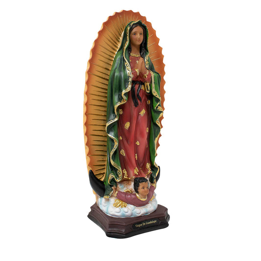 Our Lady of Guadalupe Statue, 8, 12, 16, 24 Inches, Resin, Perfect for Church, Home Decor, Religious Gift, Virgen de Guadalupe Statue mrcjsales image 1