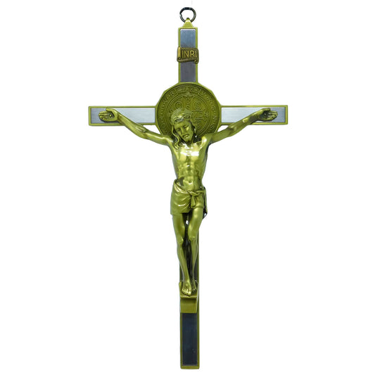 Saint Benedict Crucifix Dorado - M x 11" Inches image