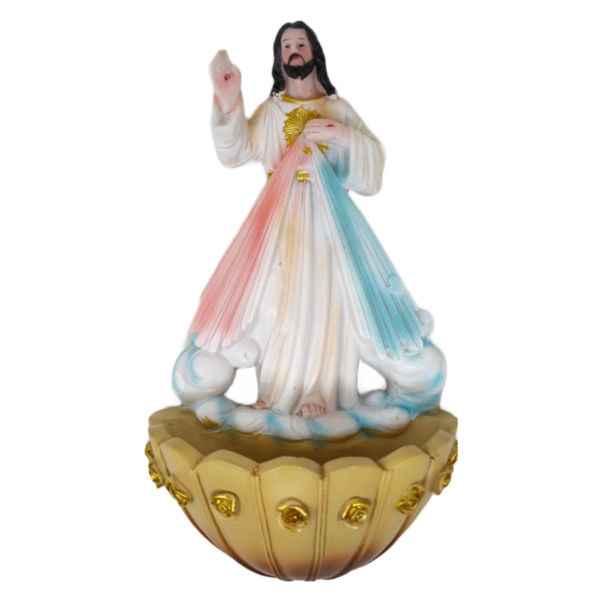 Divine Mercy - Divina Misericordia Wall Plaque Holy Water Holder image 0