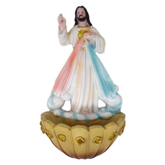 Divine Mercy - Divina Misericordia Wall Plaque Holy Water Holder image 0
