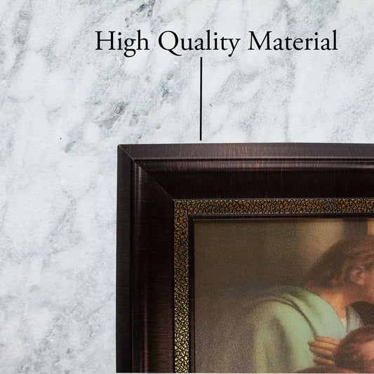 MrcjSales - Last Supper Original Marco Brown Frame | Oil/Wood | Multiple Sizes | Very Detailed image 1