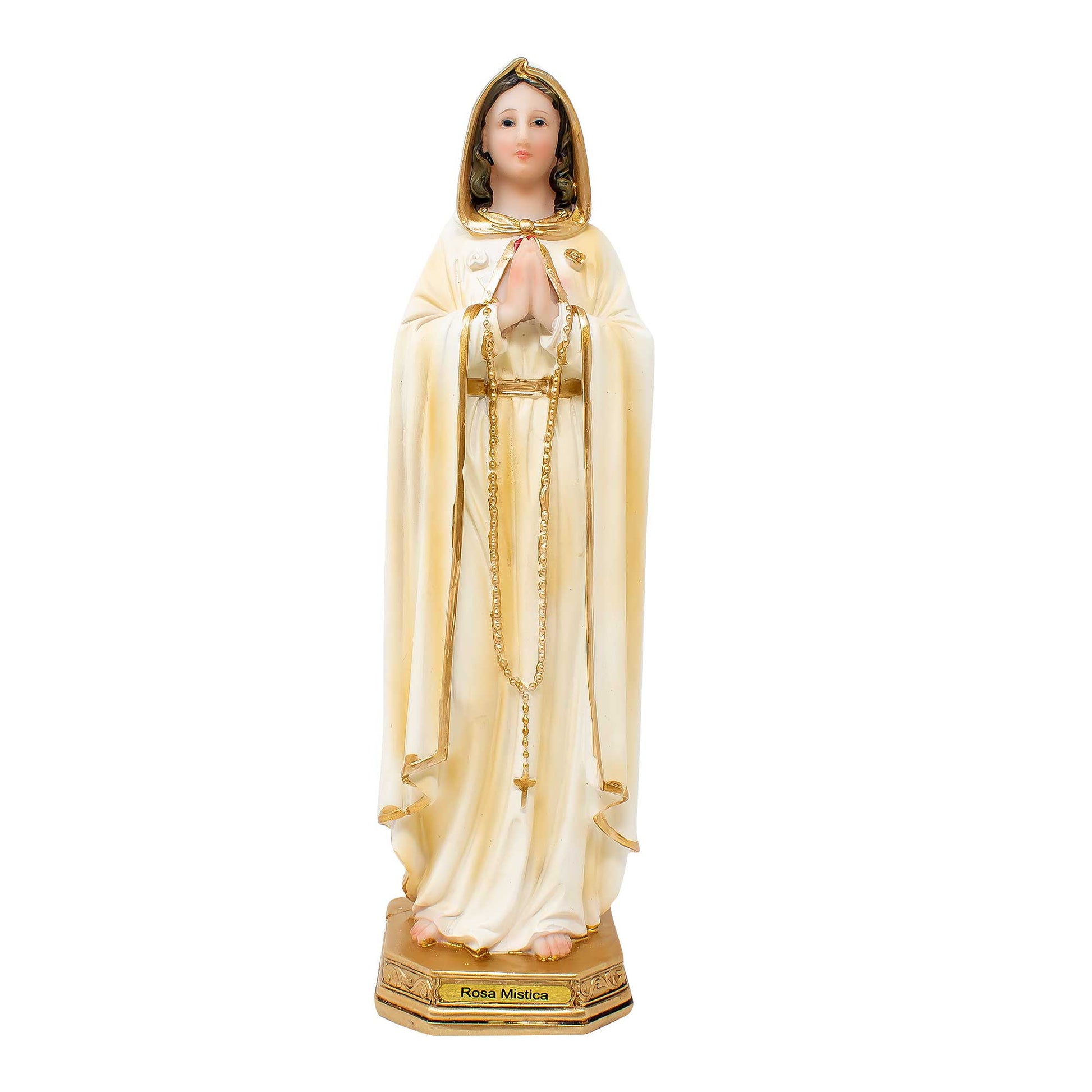 MrcjSales - Mystic Rose Statue | Multiple Sizes | Quality Resin Craftsmanship | Church, Home Decor, Gifts - M x 12" inches image
