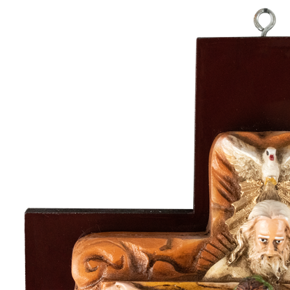 Mrcjsales: Holy Trinity Crucifix | Santísima Trinidad Cruz | Polyester & Resin | Unique Design | Multiple Sizes | Made in Mexico | Perfect Christian Gift! image 9