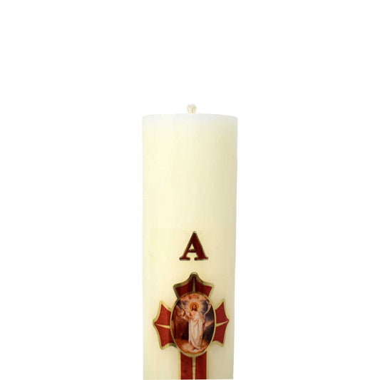 mrcjsales - Easter Regular Candle 12" - 1/2 Kilo. Divine Jesus Christ Symbol. Versatile Decoration for Church & Home. image 1