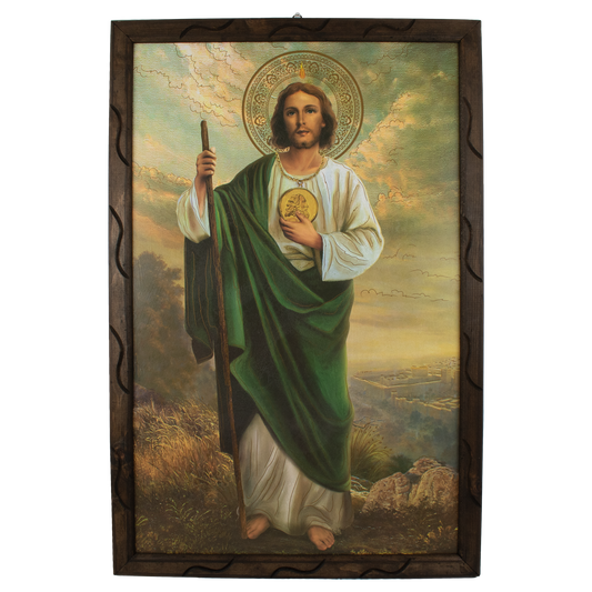Mrcjsales - Saint Judas Original - Symbolism for Home Decor. Unique Gift for Spiritual Comfort, Hope, and Love - Multiple Sizes Available! image 0